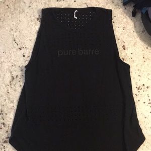 Black Pure Barre tank